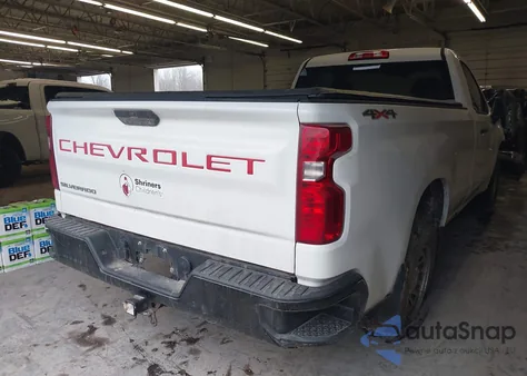 2019 Chevrolet Silverado 1500 Work Truck from USA, damaged, VIN 3GCNYAEH7KG243354